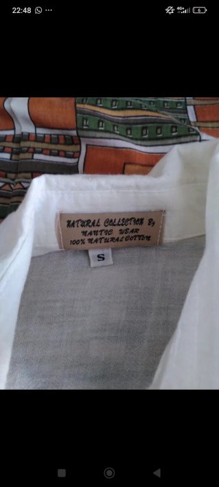 Camisa Algodón natural solidaria