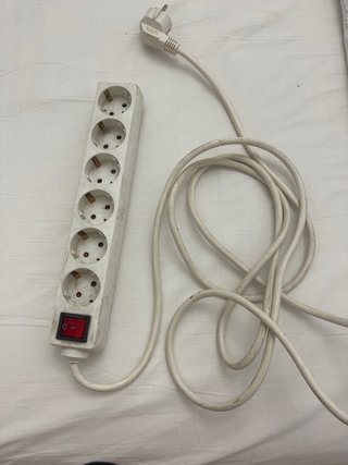 Regleta 6 enchufes con interruptor