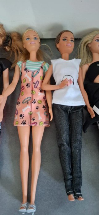 Conjunto di Barbie e Ken