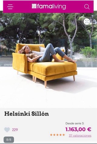 SILLON + BANCO MOSTAZA ALTA CALIDAD