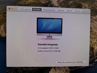 iMac Finales 2013 21.5" 8GB RAM 1TB Disco Duro