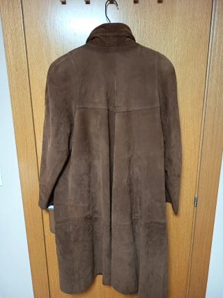 Abrigo vintage mujer marrón