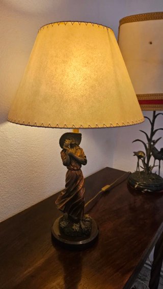 Lámpara Vintage Art Nouveau Mujer