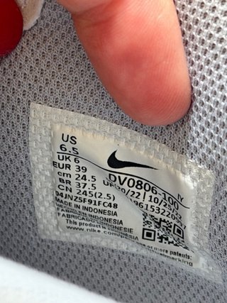 Botines Nike Air Force 1 Blancas y Grises