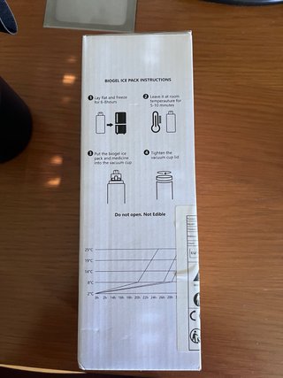 Enfriador insulina viaje aprobado TSA