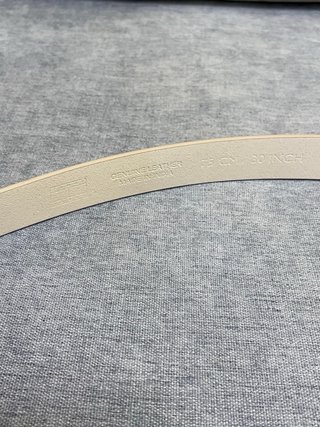 Cintura Vera Pelle Tommy Hilfiger Beige