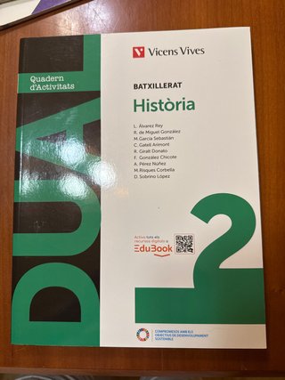 Història, 2 Batxillerat, Dual Quadern d'activitats