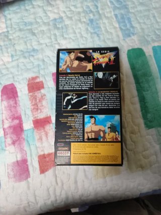 VHS Street Fighter II La Serie Data 2