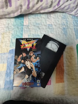 VHS Street Fighter II La Serie Data 2