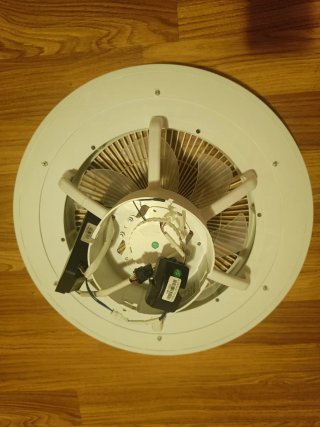 Ventilador/Lámpara Techo Blanco