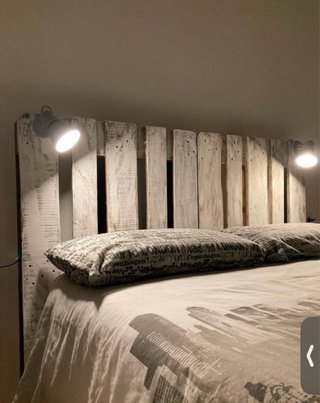 Cabezal de cama de palets