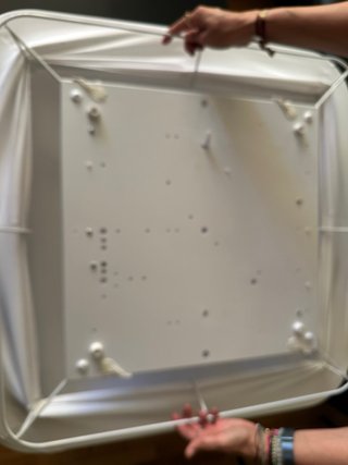 Lámpara de techo blanca moderna