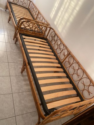 Letti Bambù con Reti e Materassi