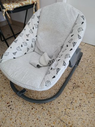 Trona de madera Hauck + Hamaca y bandeja
