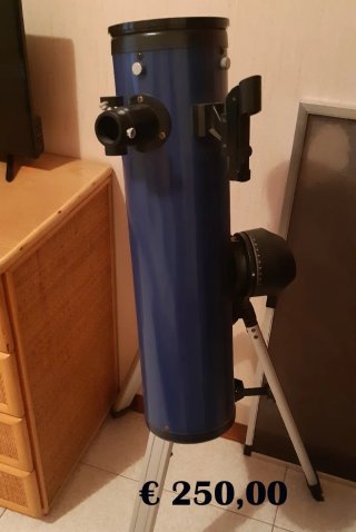 Telescopio blu, mai usato