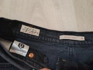 Levi's Ribcage Short Negro Talla 26