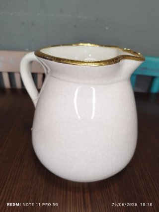 Jarra cerámica CERAMHER frutas doradas