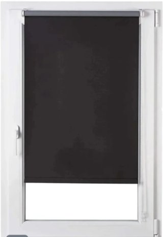Estor enrollable negro