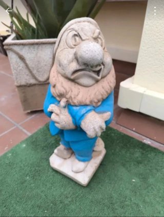 Figura Enano de Jardín Piedra y Terracota