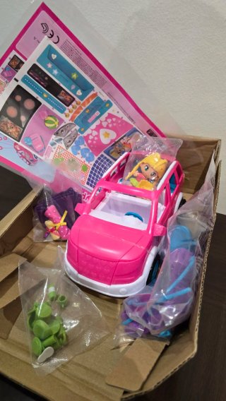 Pinypon Coche Camping Muñecas y Accesorios