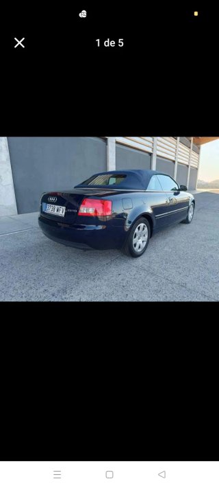 Audi A4 cabriolet 2.5 tdi automático
