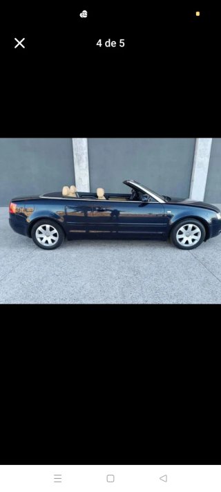 Audi A4 cabriolet 2.5 tdi automático