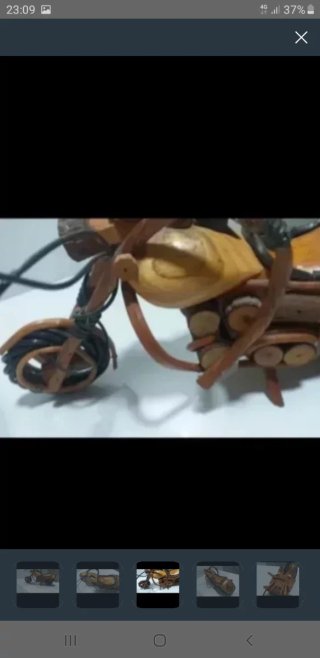 Moto Trike Artesanal Madera