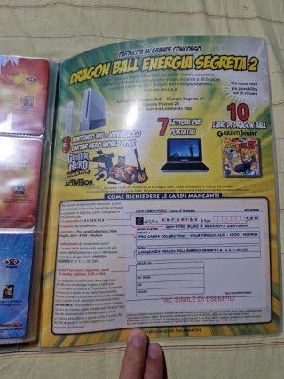Album Lamicards Dragon Ball Z Energia Segreta 2