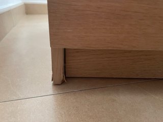 Cómoda espejo joyero cajones Ikea Malm 40x123
