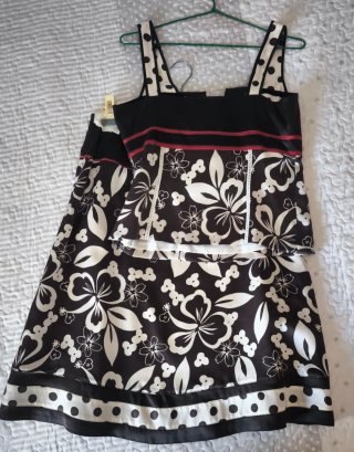 CONJUNTO FIESTA FALDA Y TOP ESTAMPADO FLORAL