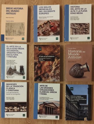 UNED-libros del grado de Historia del Arte