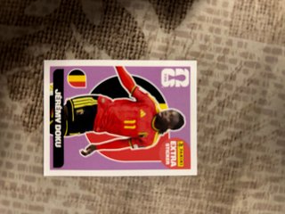 Mundial 2026 extra sticker Jérémy Doku