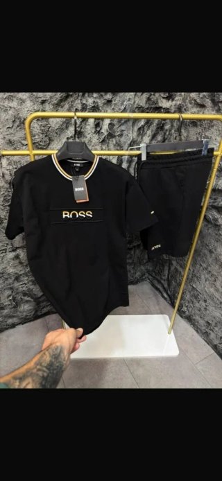 Conjunto BOSS negro hombre
