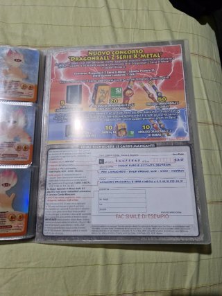 Album Lamicards Dragon Ball Z Serie X Metal