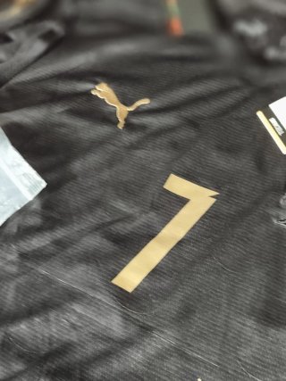 Camiseta Portugal CR7 Negra Talla S