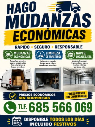 Hago mudanzas economico
