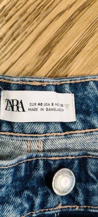 Pantalón corto vaquero Zara