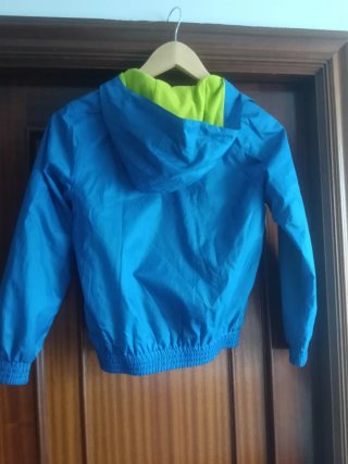 Cazadora niño azul imperm. Talla 10 Quechua-Decath