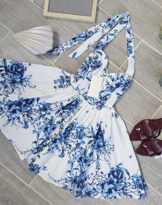 Vestido vuelo flores