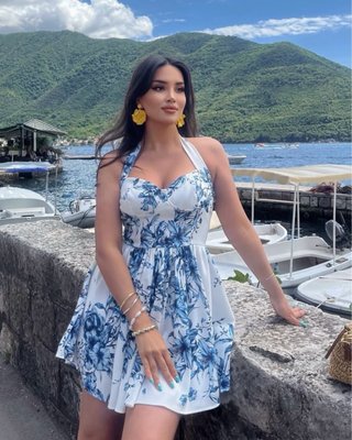 Vestido vuelo flores