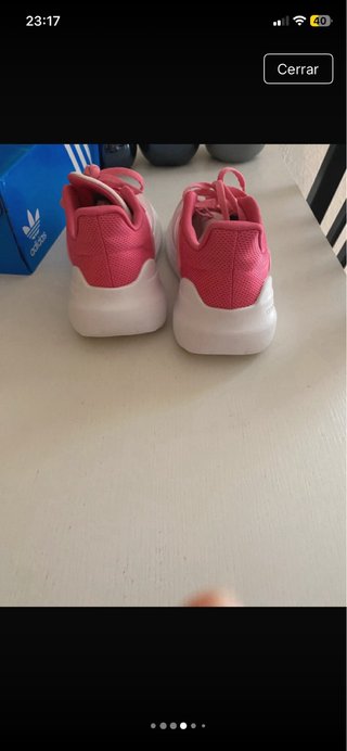 Zapatillas Adidas Niña Rosa y Blanca