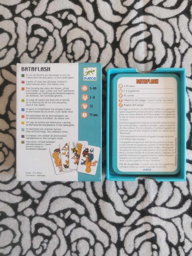Djeco Bataflash - Juego de cartas