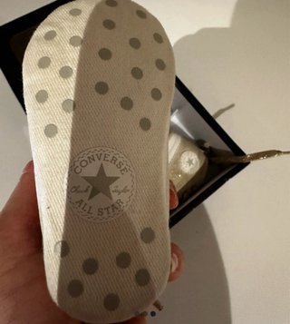 Converse neonata oro glitter