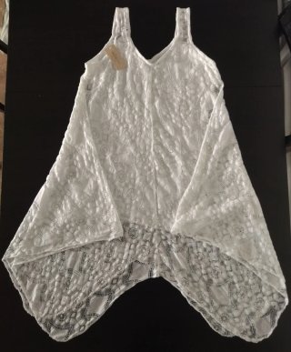 Vestido ibicenco blanco - Nuevo - Talla única