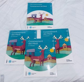 4 Libros de Coneixement del Medi 4° Primaria