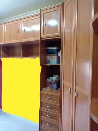 Dormitorio juvenil completo color cerezo