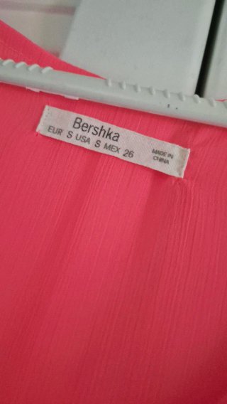 Camiseta gasa coral sin mangas
