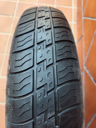 Rueda de repuesto galleta T155/80R17 Hankook.
