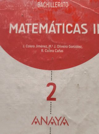 Matemáticas II 2 Bachillerato