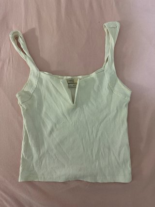 Top blanco Pull&Bear talla XS
